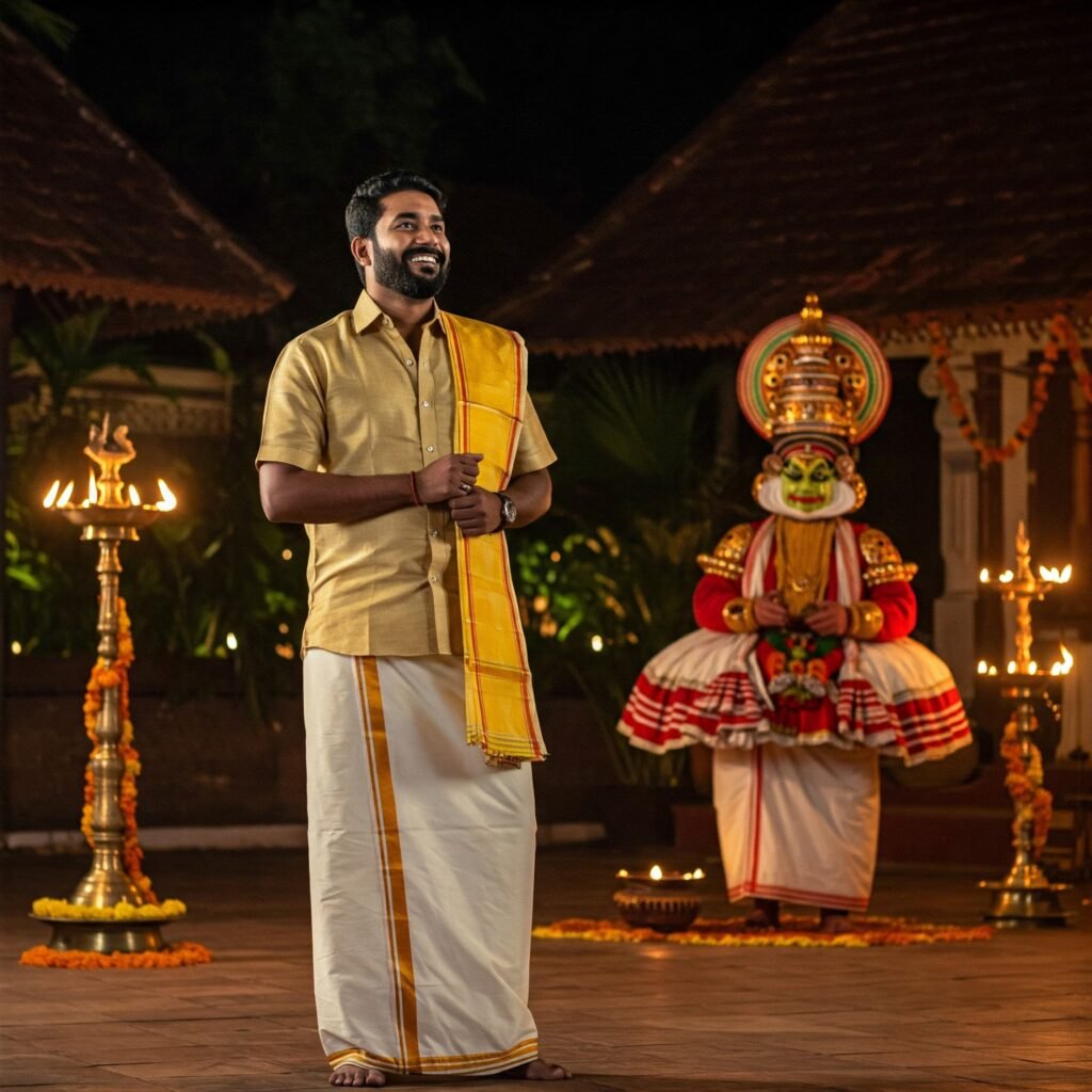 traditional dress of kerala for men