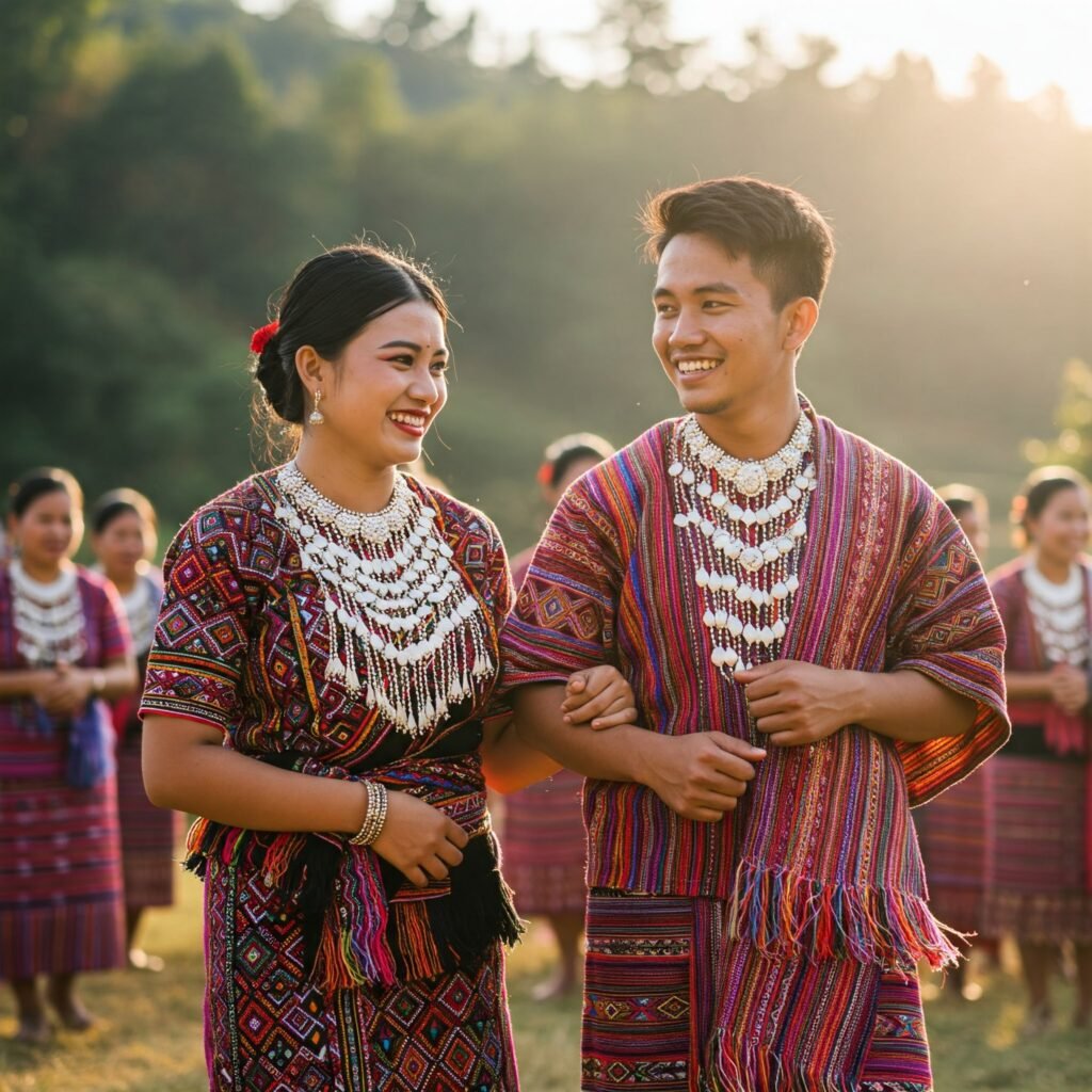 couple mizoram dress