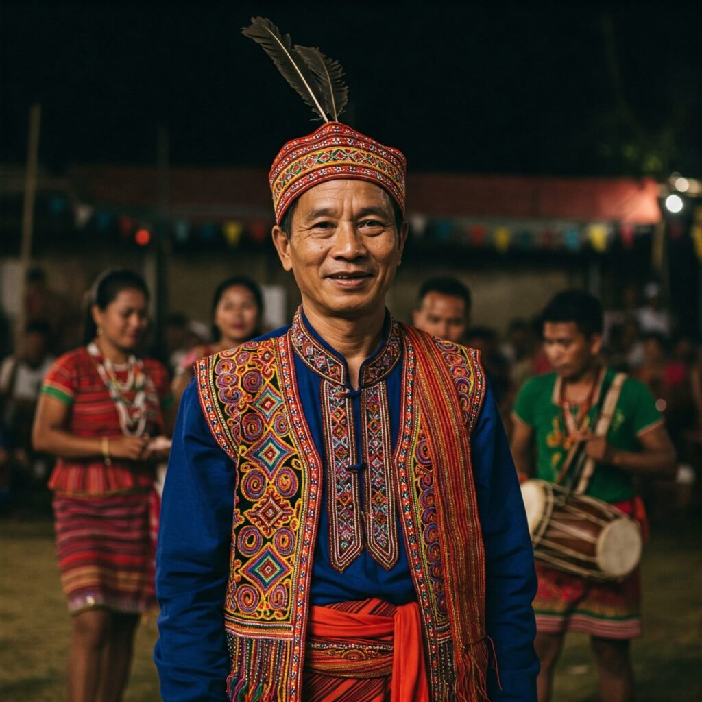 traditional dress of mizoram for men