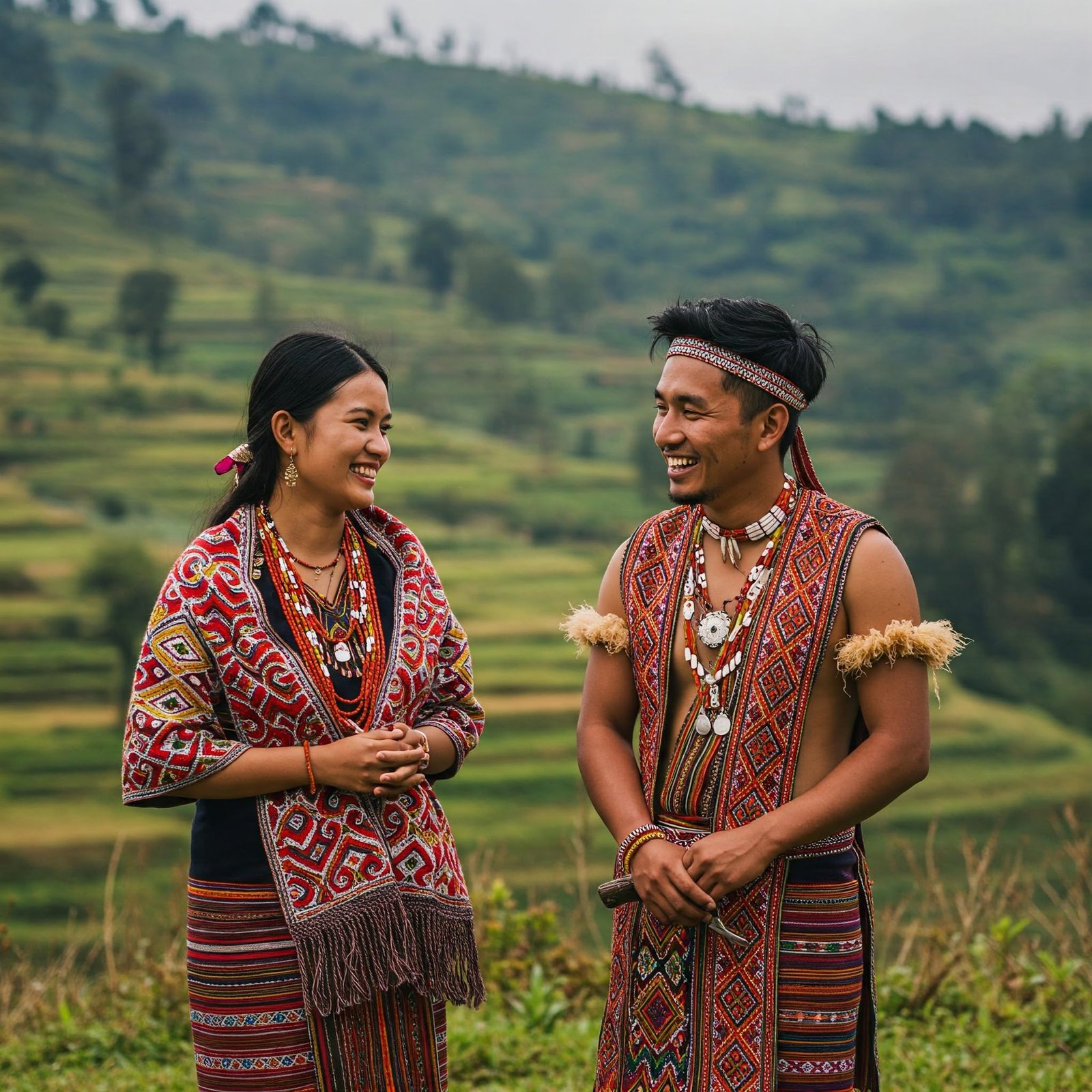 couple nagaland dress